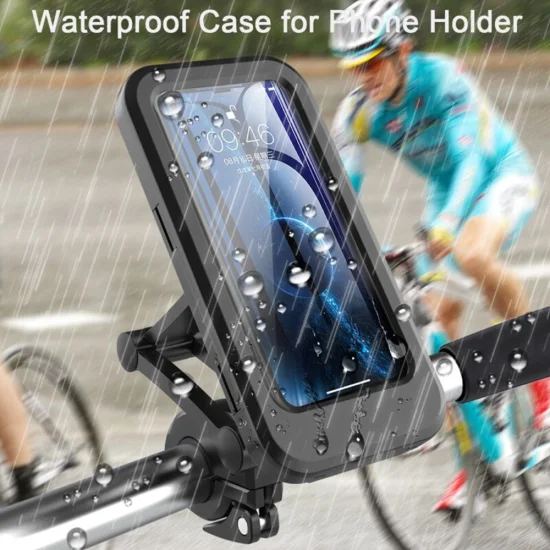 Универсальный пластиковый магнитный водонепроницаемый чехол для телефона, велосипедный уличный держатель для телефона на руль горного велосипеда